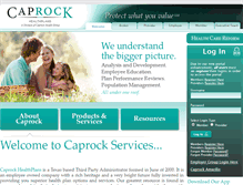 Tablet Screenshot of caprockhp.com